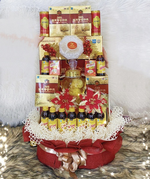 GIỎ QUÀ TẶNG 3200_ QTV_ LỘC XUÂN