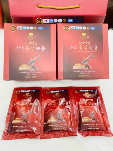 NƯỚC HỒNG SÂM NHUNG HƯƠU 365